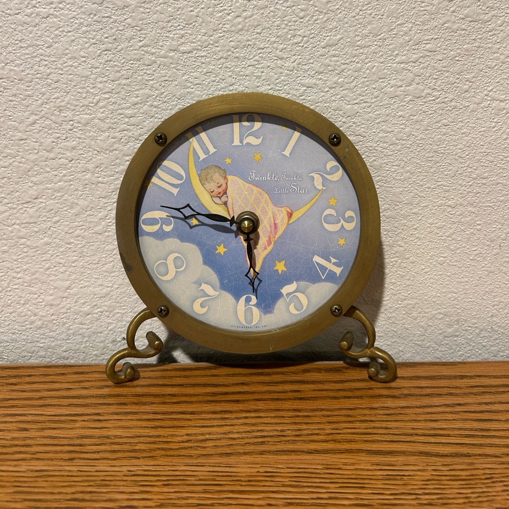Brass Timeworks Battery Operated Clock - Picture 8 of 8